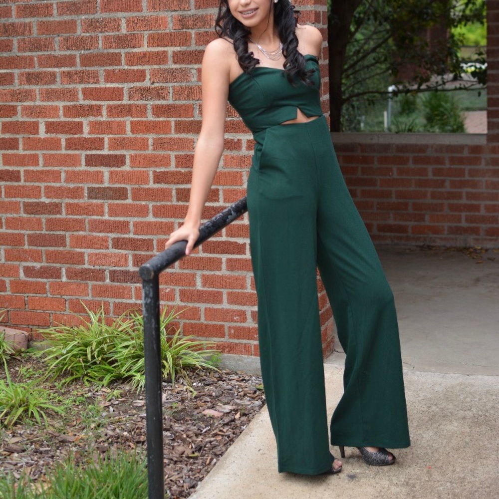 Emerald green Dress suit